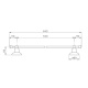 Photo Towel holder Nicolazzi Cristallo Di Rocca 54 1486CR09C