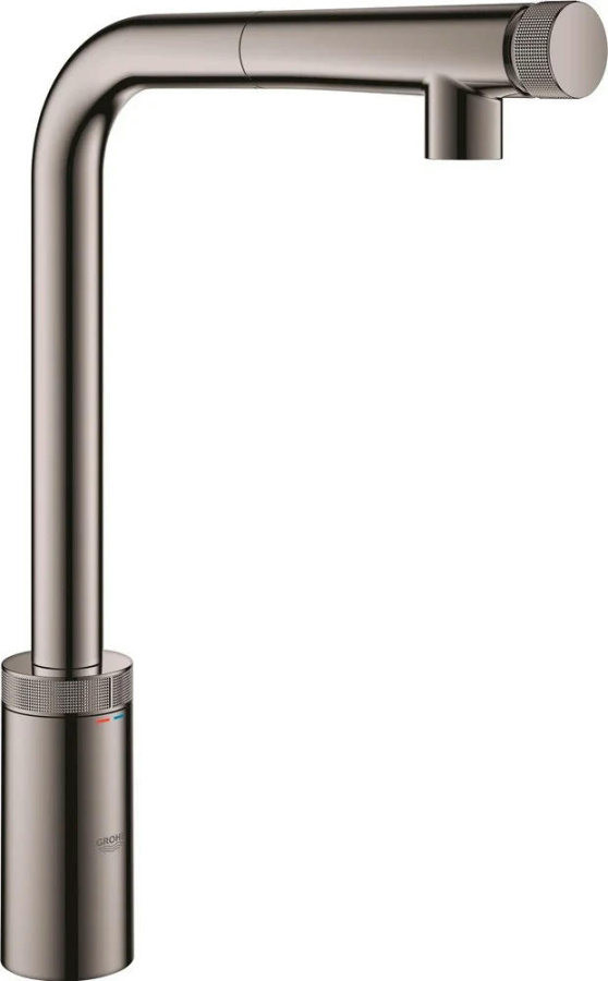 Photo Kitchen mixer Grohe Minta SmartControl 31613A00 dark graphite gloss
