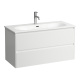 Photo Laufen Lua 100 sink cabinet 8.6008.8.260.104.1 white matte