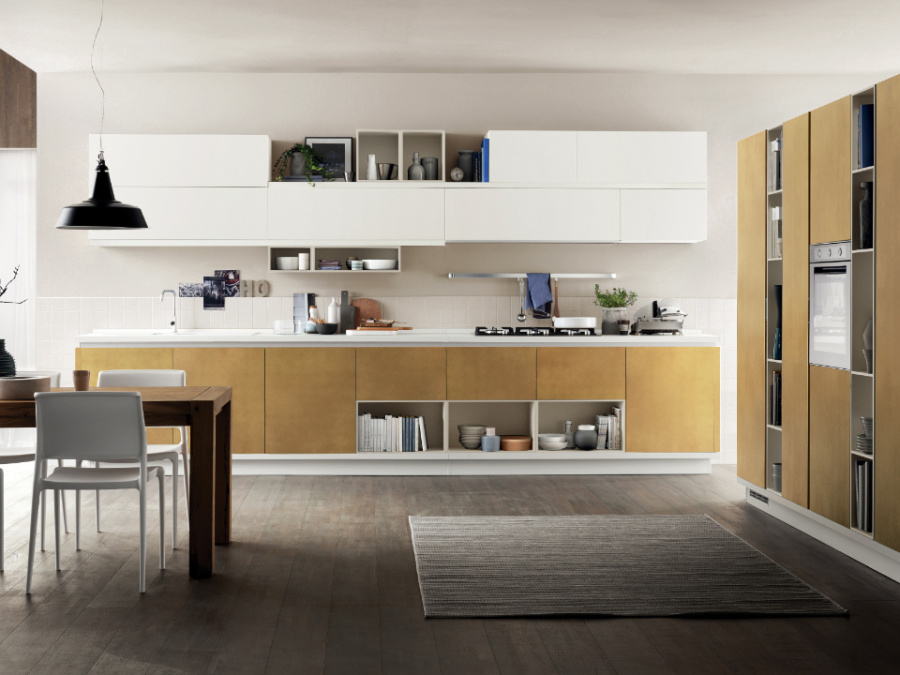 Photo Scavolini Foodshelf Corner 360 by 240 cm