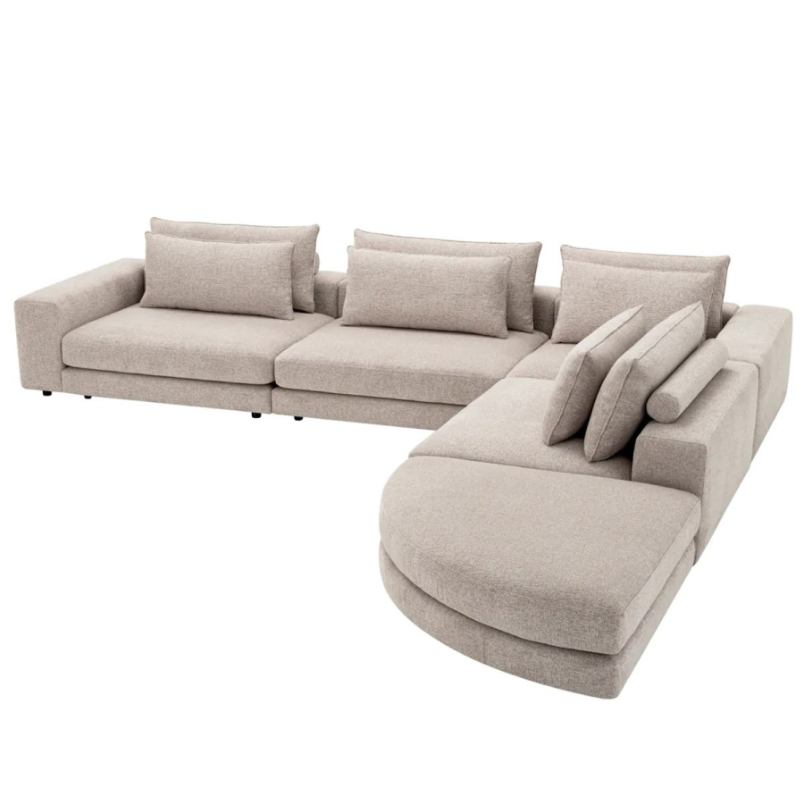 Photo Modular sofa Lounge Club (gray and beige)
