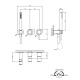 Photo Shower mixer Gessi 316 54039 #239 stainless steel