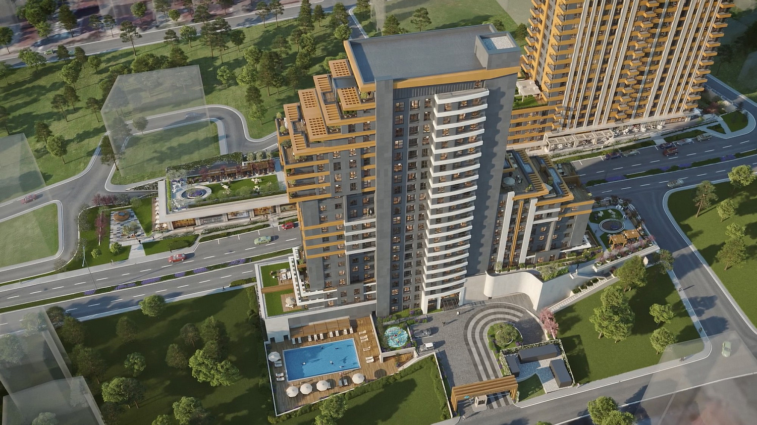 Luxury apartments by the sea