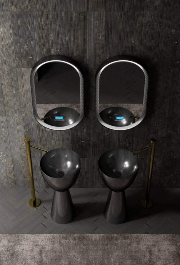 Photo Abber Karbon 45 AK2003 Black sink