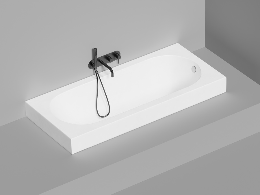 Photo Bath of artificial stone Salini Ornella 170x75 102321MF painting by RAL completely