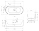Photo Acrylic bath Abber 170x80 AB9325-1.7