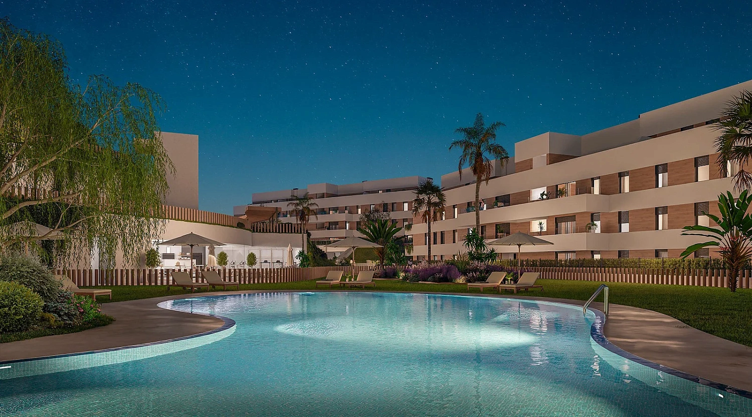 Apartment in new building Energy efficient houses overlooking the golf course in Mijas