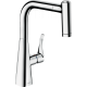 Photo Kitchen mixer hansgrohe Metris M71, 220, 2jet 73800000 with hood shower, chrome