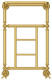 Photo Towel warmer water Sunerja Renaissance 1452 660x400 03-0282-6640 gold