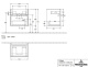 Photo The cabinet under the sink of Villeroy & Boch Collaro C00800DH glossy white