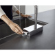 Photo Kitchen mixer hansgrohe Aquno Select M81, 250, 2jet 73836800 with exhaust shower steel