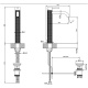 Photo Gessi sink mixer 316 54403#299 black matte