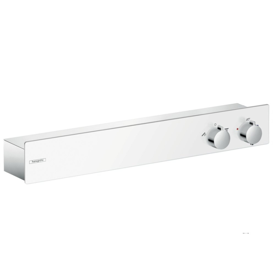 Photo Thermostat hansgrohe ShowerTablet 600 13108400 white/chrome for 2 consumers