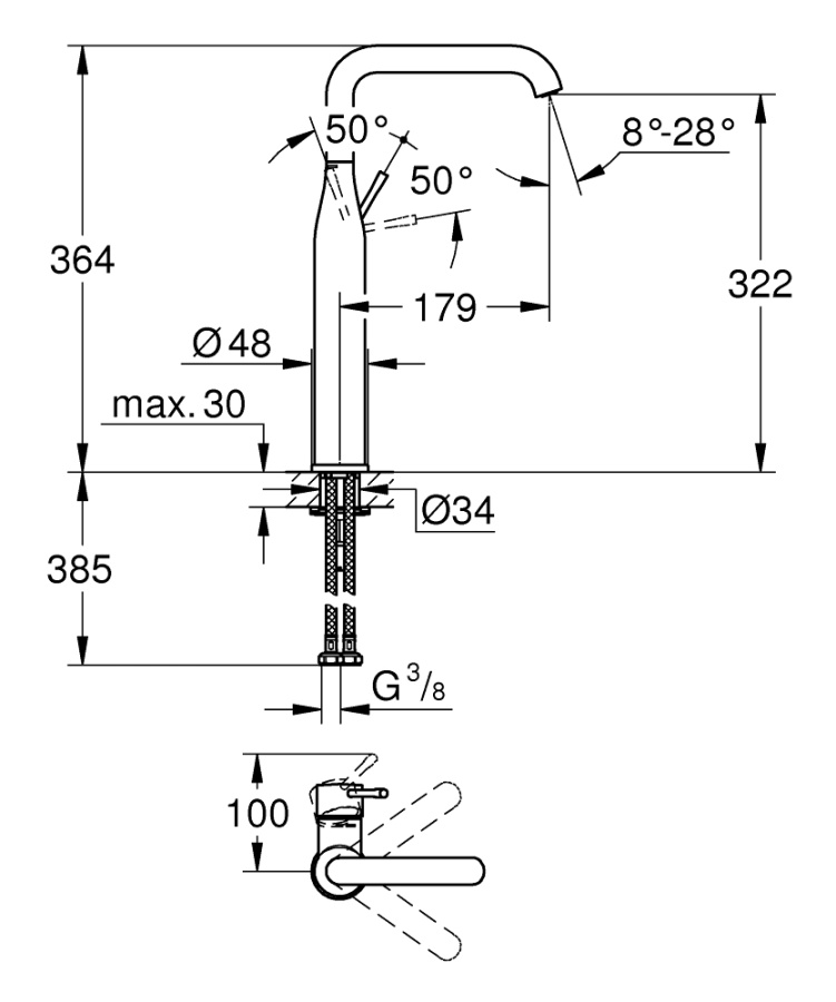 Photo GROHE Essence New 32901A01