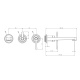 Photo Gessi Venti sink mixer 20 65042#299 black matte