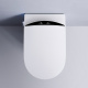 Photo Electronic hanging toilet with installation Timo TE-751B white / black