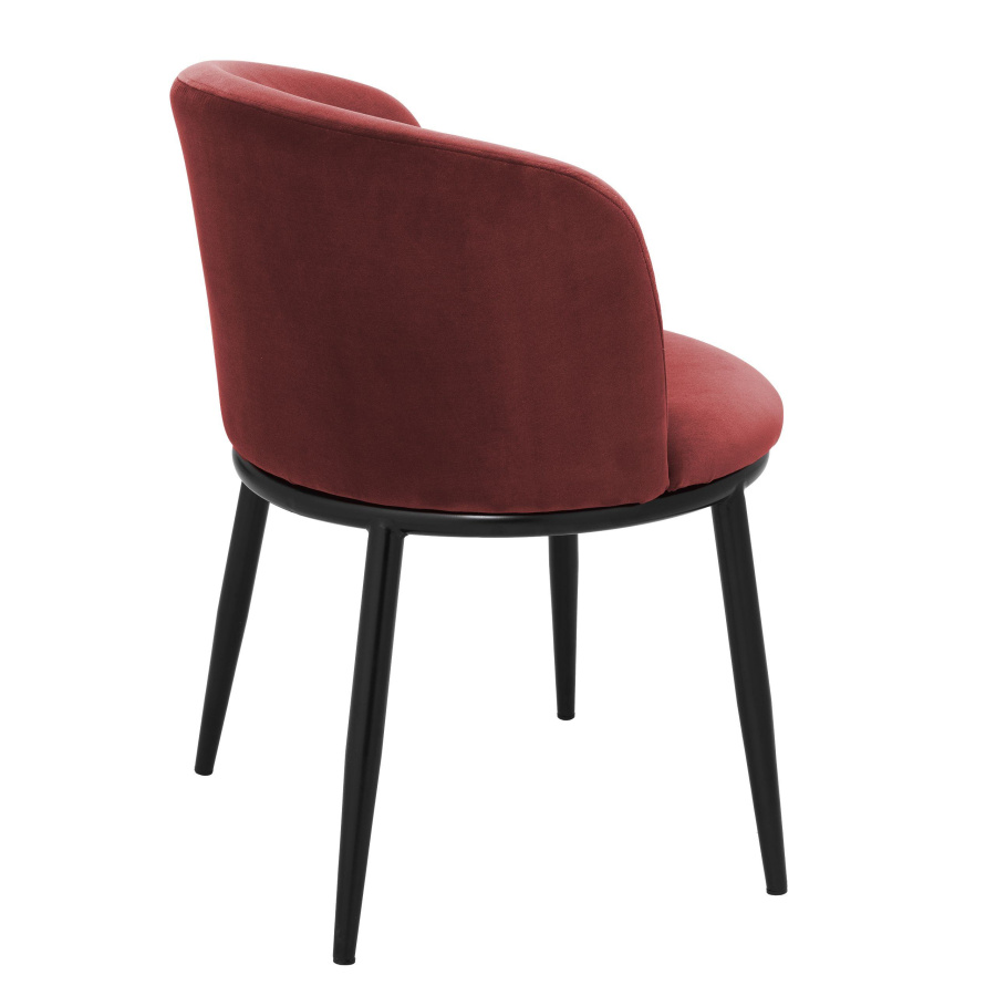Photo A set of two FILMORE dining chairs (Red)