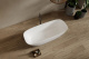 Photo Bath of artificial stone Abber Stein 165x70 AS9632 white matte