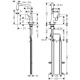 Photo Kitchen mixer hansgrohe Metris M71, 220, 2jet 73800000 with hood shower, chrome