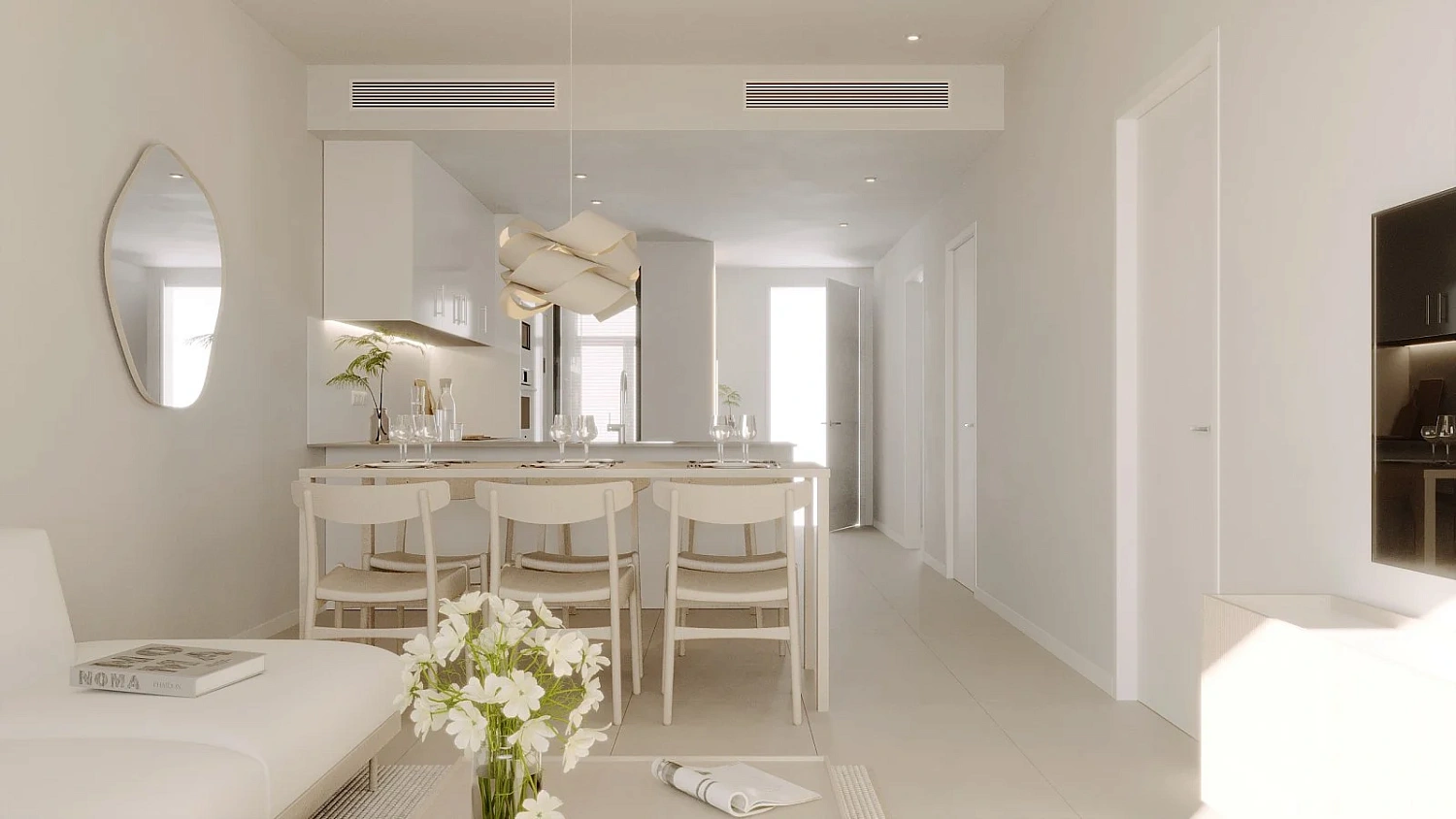Apartment in a new building Elegant apartments in La Nucia, Alicante, overlooking the mountains and the sea
