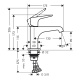 Photo Axor Citterio E 36112340 grinded black chrome sink mixer