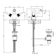 Photo Mixer for bidet Gessi Inciso 58027#246 gold
