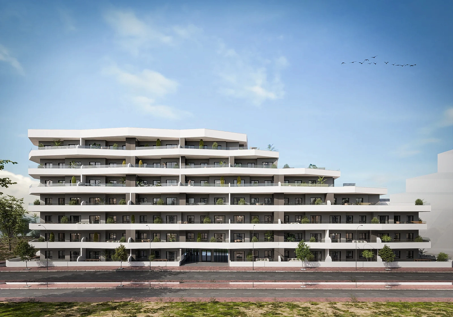 New apartment with terraces in San Miguel de Salinas