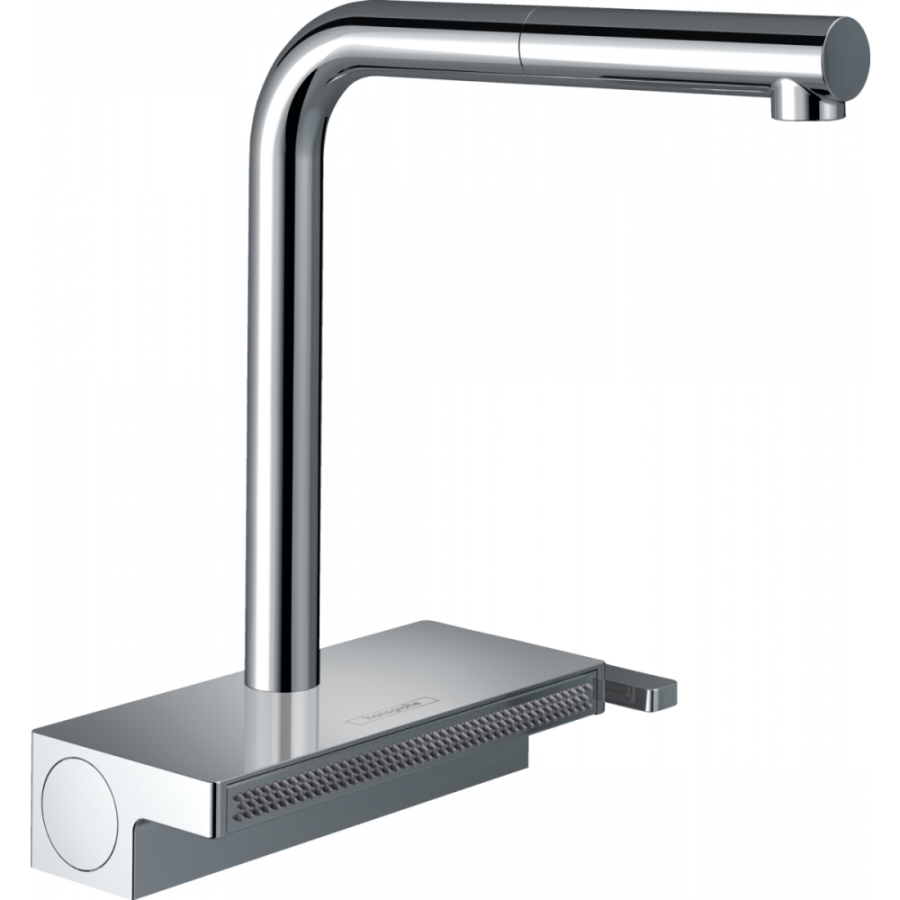 Photo Kitchen mixer hansgrohe Aquno Select M81, 250, 2jet, sBox 73830000 with exhaust shower, chrome