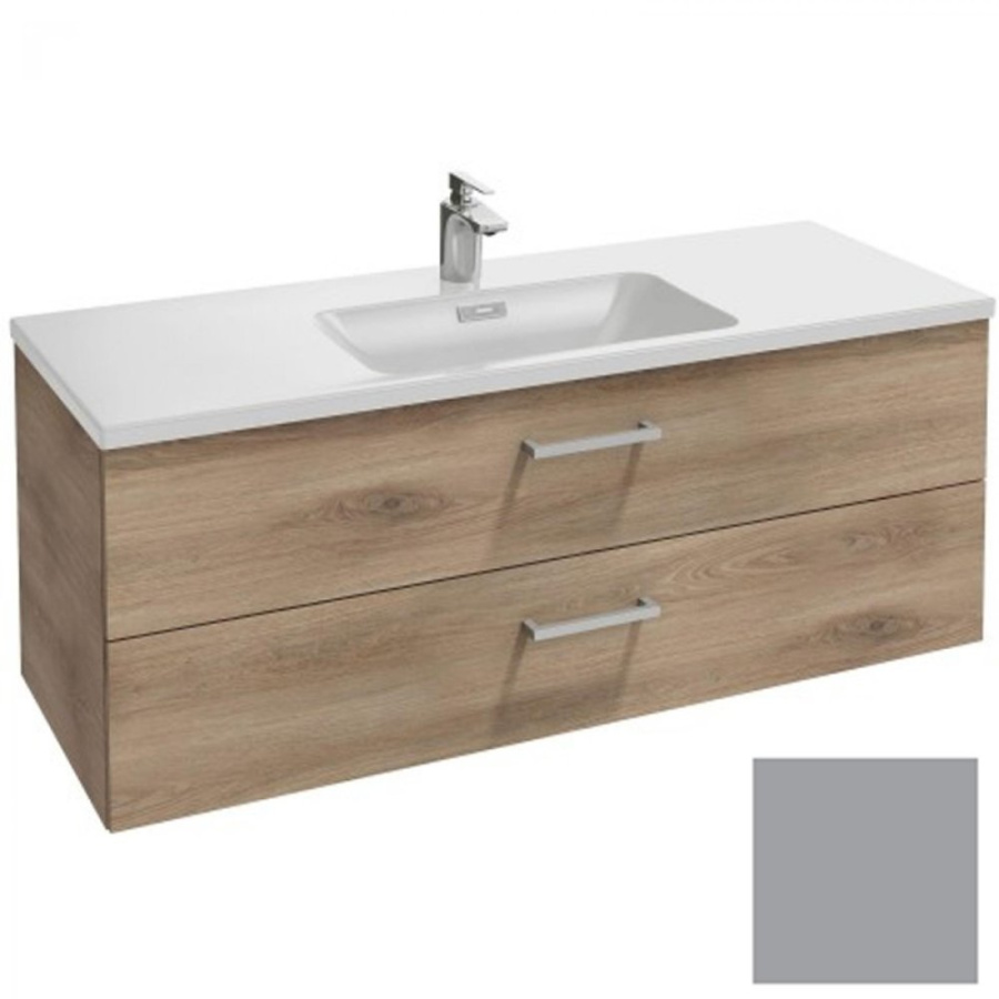 Photo Stand under the sink 120 cm Jacob Delafon Vox EB2071-R2-G1G rectangular handles, ash