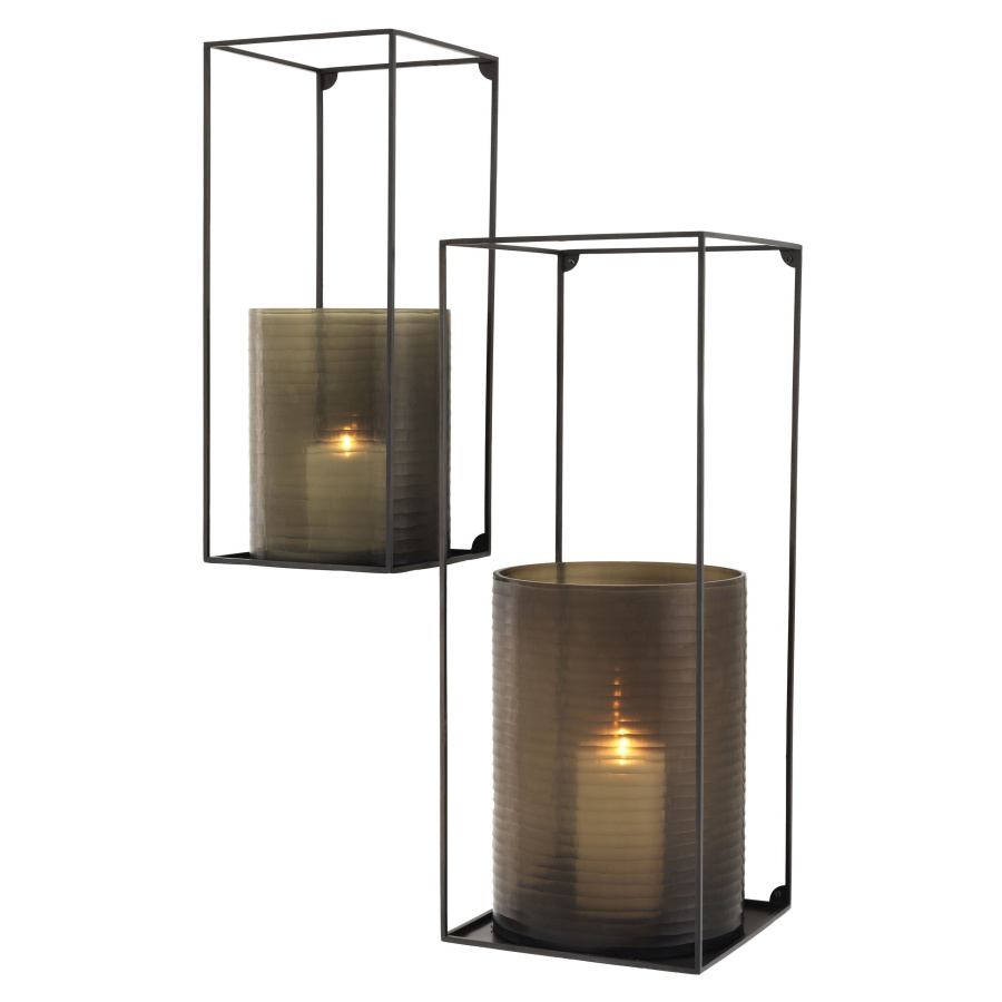 Photo Set of two Deco wall shelves
