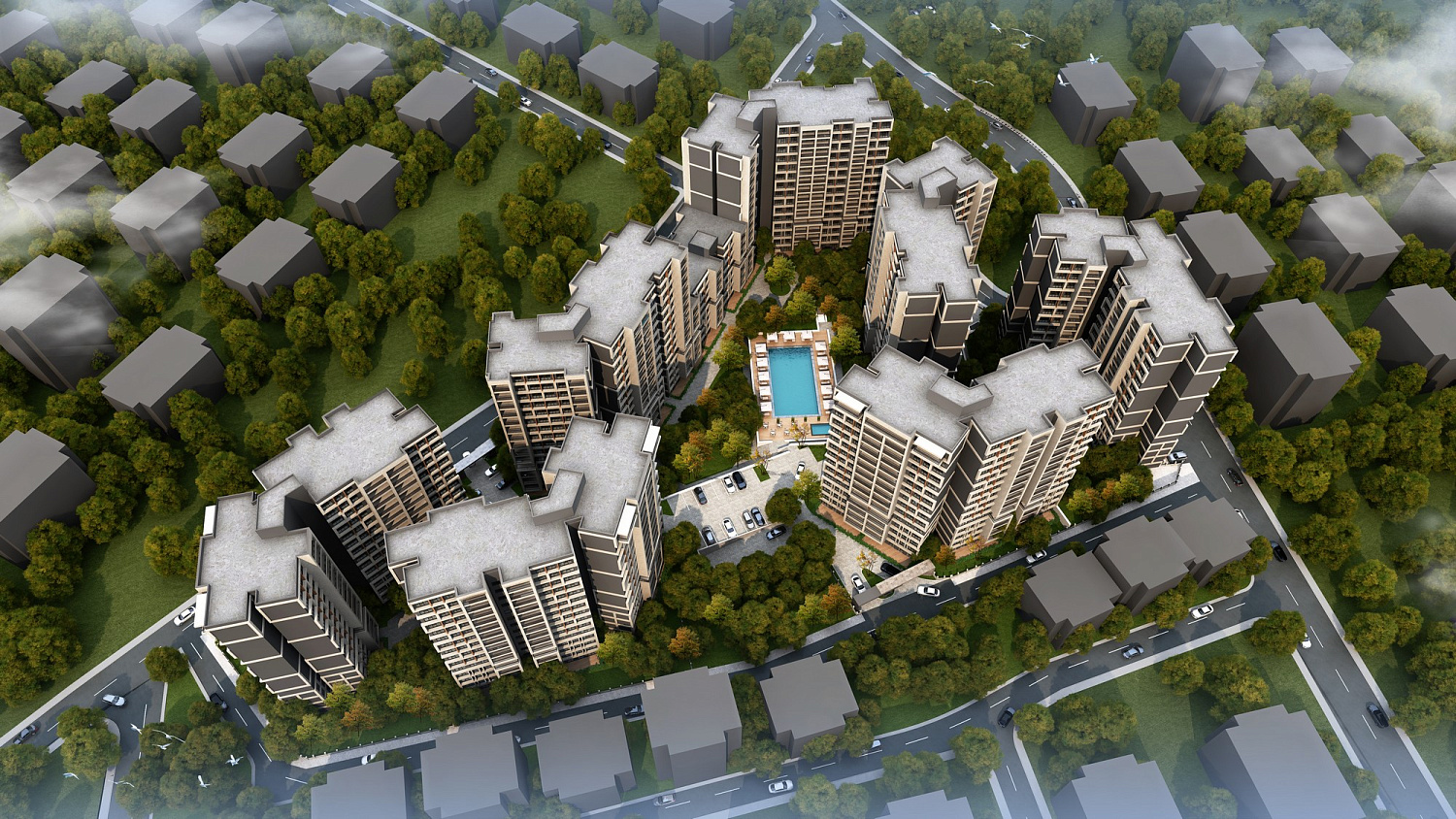 Residential complex with sea views and Princes Islands
