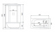 Photo Shower cabin Timo Eco TE-0750