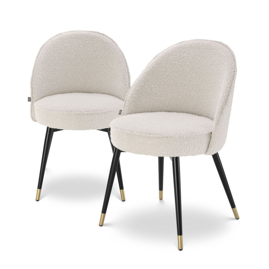 Photo A set of two Cooper dining chairs (cream)