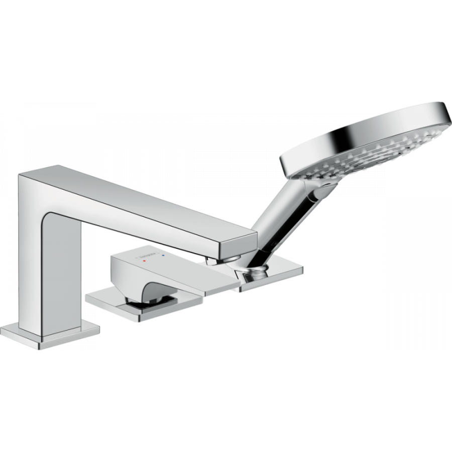 Photo Mixer on the edge of the bath hansgrohe Metropol 32551000 on the edge of the bath, on 3 holes, chrome