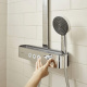 Photo Shower stand hansgrohe Pulsify S Showerpipe 24240000 ShowerTablet Select 400, chrome