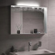 Photo Keuco Plan 80 33098112500 mirror with lighting and heated anthracite