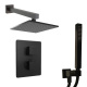 Photo Shower kit Paini Grazia 21PZSET26911THSH black matte