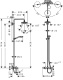 Photo Shower stand hansgrohe Croma 27351400