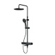 Photo shower column AM.PM Inspire V2.0 F0750A522 with thermostat matte black