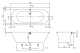 Photo Villeroy & Boch Oberon 2.0 170x75 UBQ170OBR2DV-01
