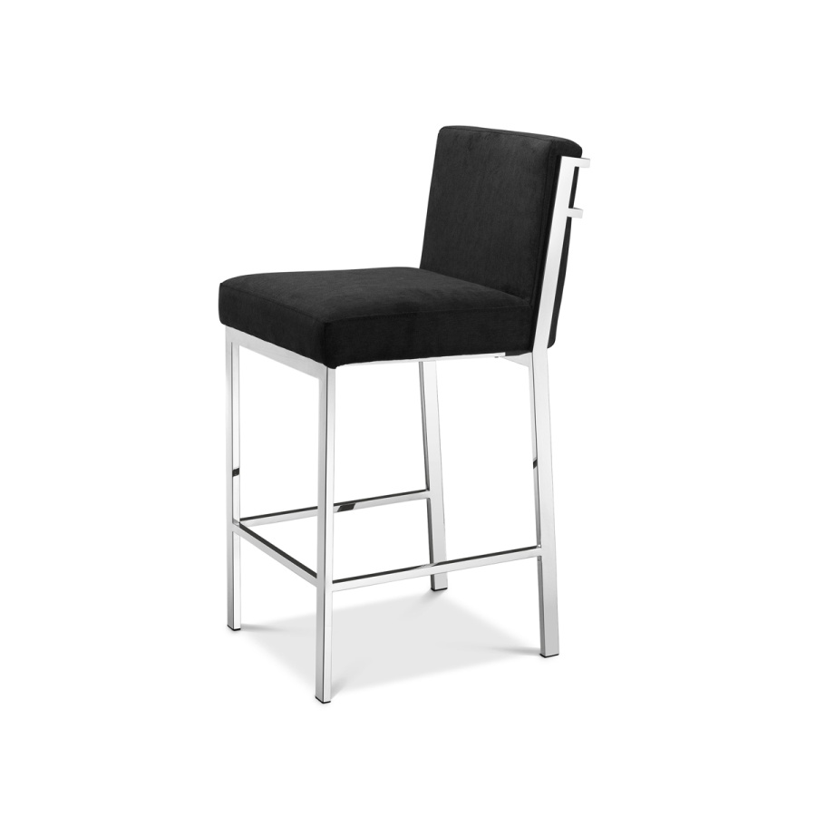 Photo Scott Semibar Chair (Polished Stainless Steel)