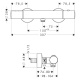 Photo Thermostatic shower mixer Axor Citterio M 34635000