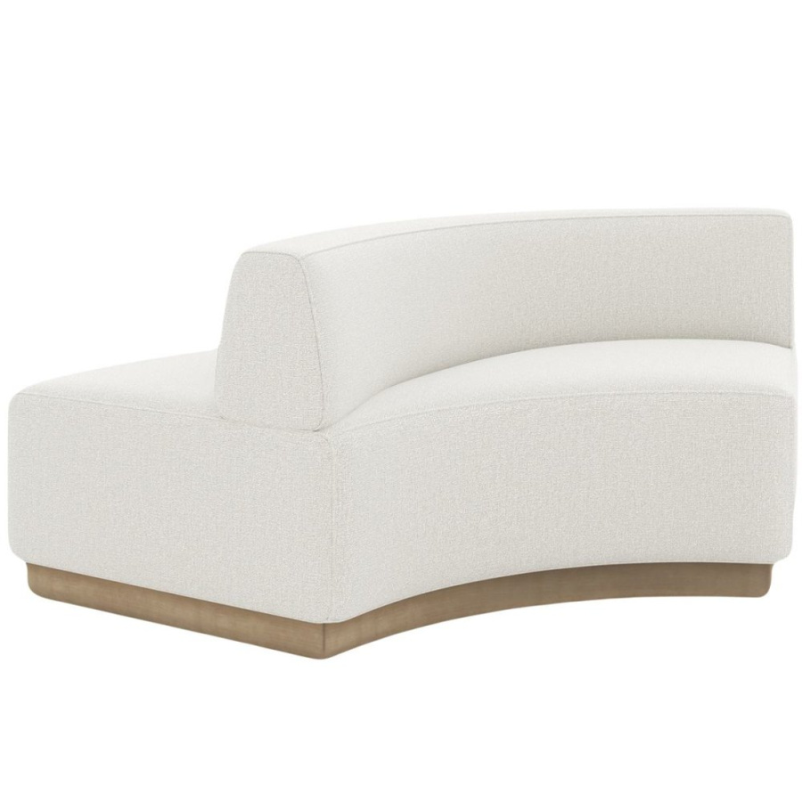 Photo Crescent chair (white, no armrests)