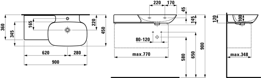 Photo Laufen Ino 8.1330.1.000 sink. 104. 1st