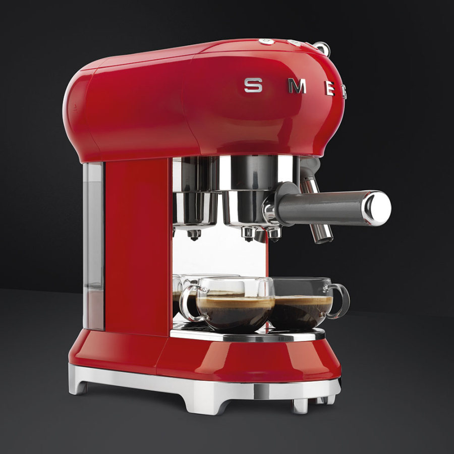 Photo Coffee maker of carob type Smeg ECF01RDEU