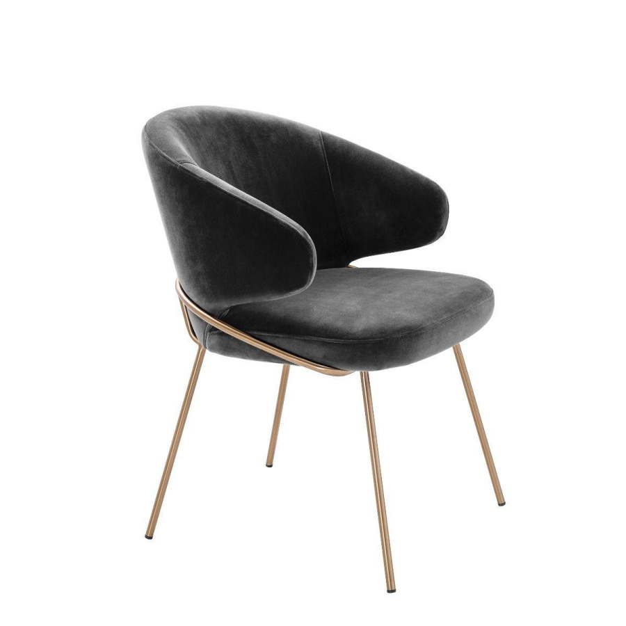 Photo Kinley dining chair (dark grey)