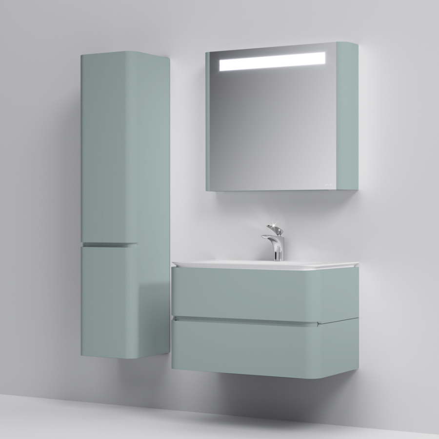 Photo Am.PM Sensation M30FHX0802GG sink cabinet, mint