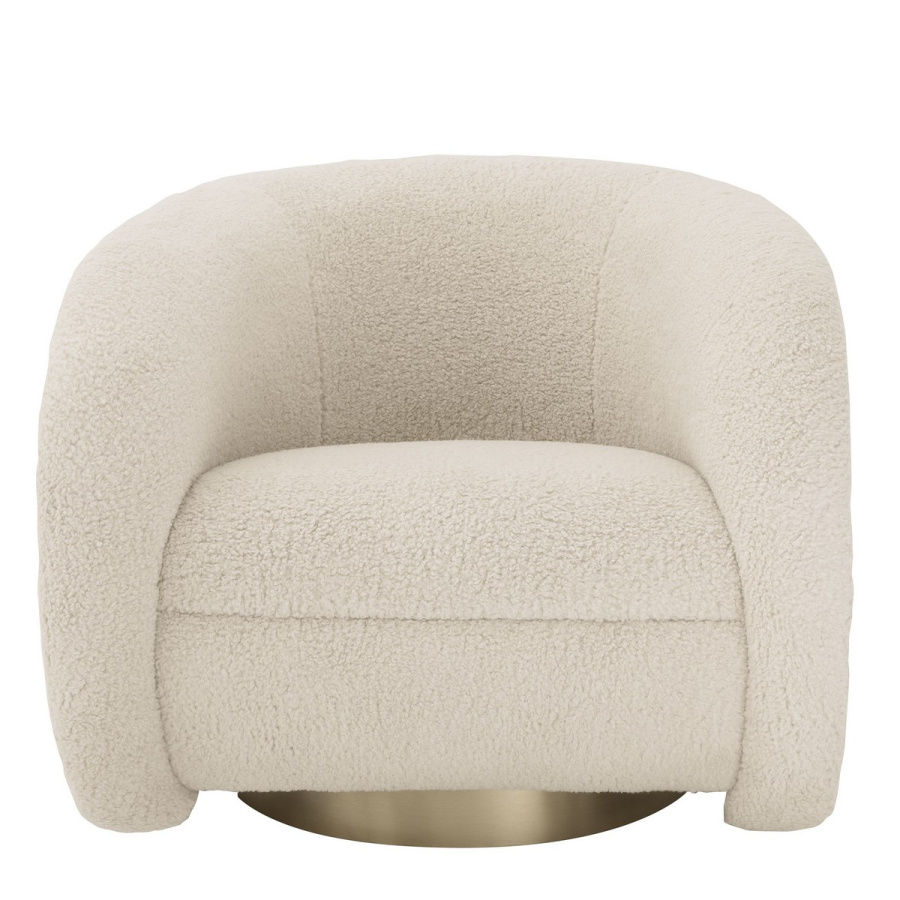 Photo Cristo rotating chair (cream)
