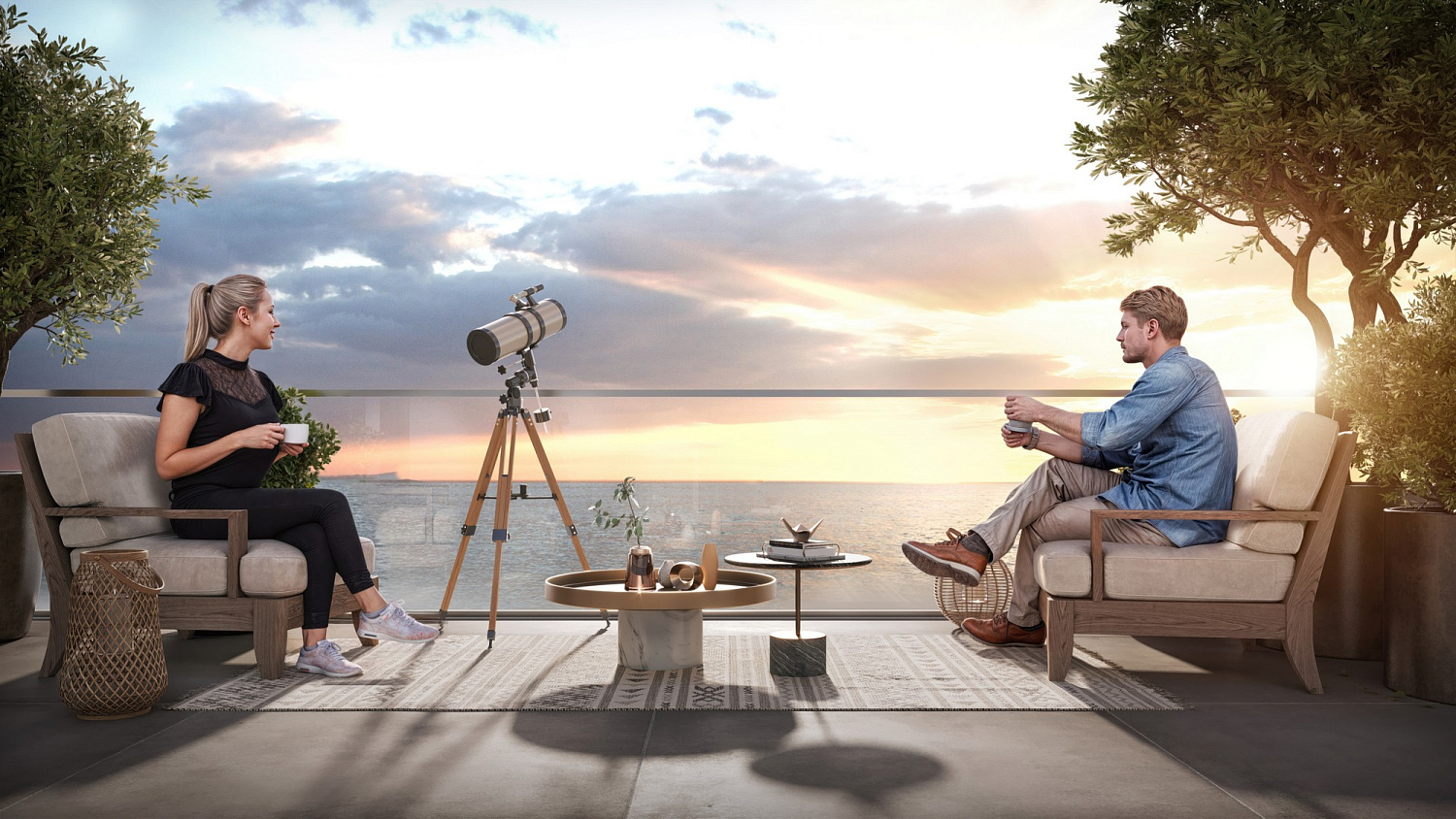 Residential project by the sea with a variety of housing formats