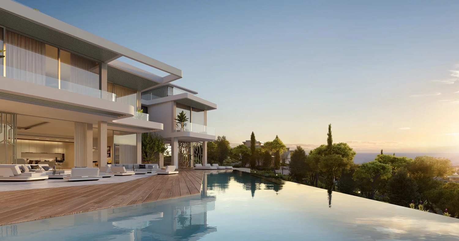 Spacious villas in the style of Lamborghini in Benaavis